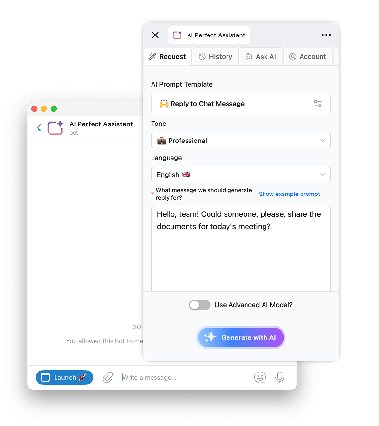 How it works inside Telegram?